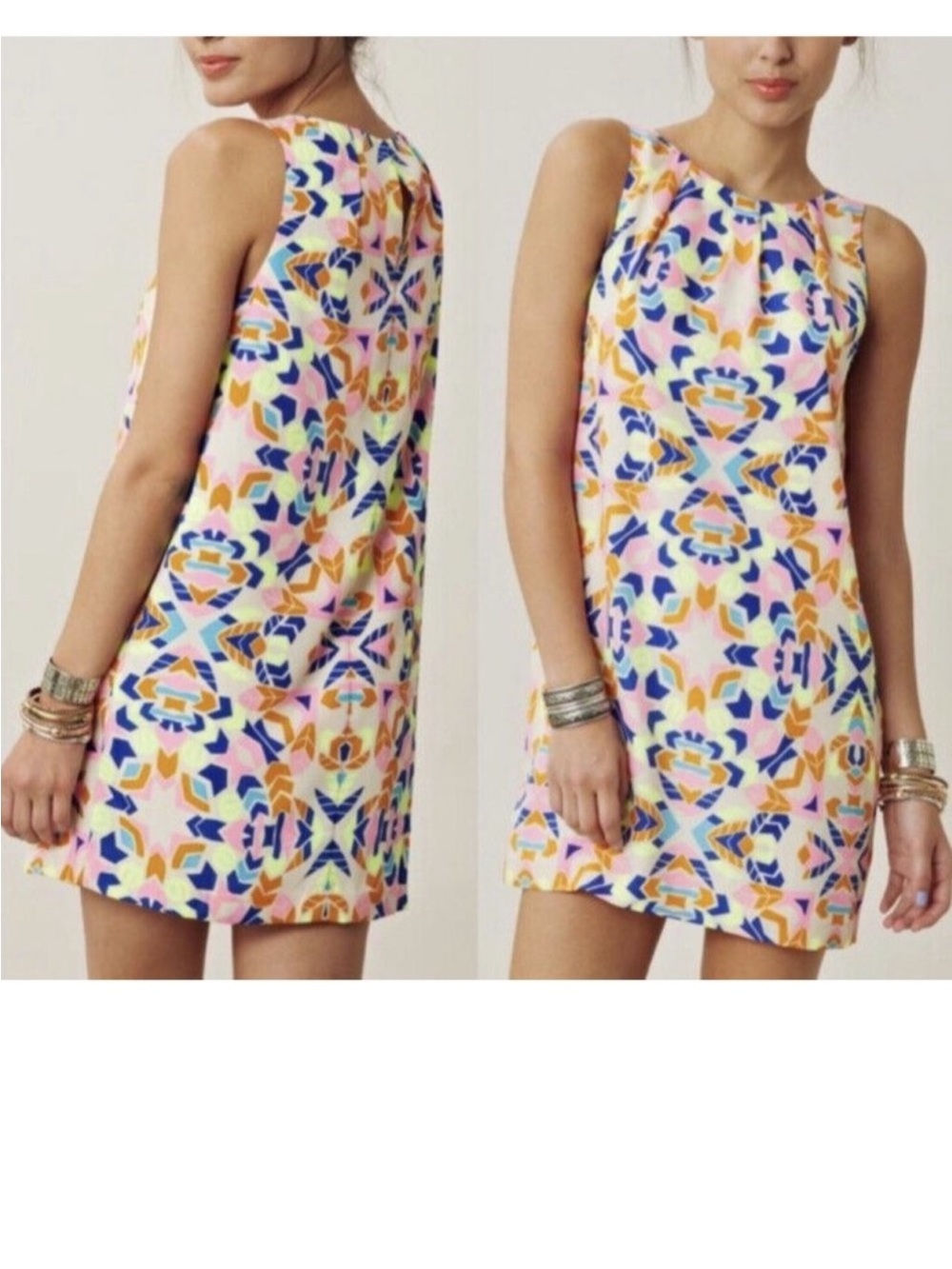 MARA HOFFMAN Aloha Stone Print Shift Dress